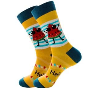 Chaussettes Pastèque à Lunette